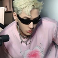 spek mata viral spek mata hitam spec mata lelaki Y2k Sunglasses Female Summer High-End Sense Europea