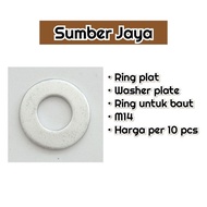 M14 Washer PlateRing M14 Per 10 pcs