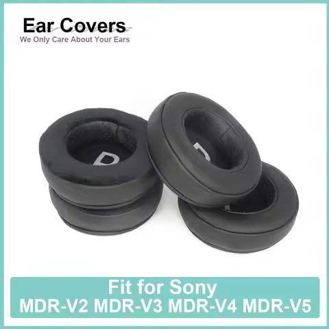 Earpads For Sony MDR-V2 MDR-V3 MDR-V4 MDR-V5 Headphone Earcushions Protein Velour Pads Memory Foam E