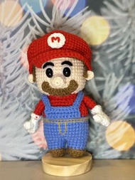 手工編織瑪利歐公仔