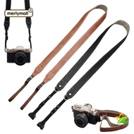MERLYMALL Camera Shoulder Strap, PU Leather Retro Micro Single Strap, Universal Adjustable Neck Stra