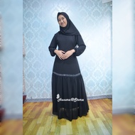 YAMINA muslim Gamis set pashmina ceruti babydoll adult breastfeeding friendly