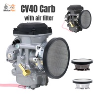 CV40 Motocycle Carburetor with Air Filter for Harley Davidson CV40 Road King Super Glide