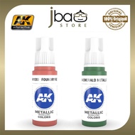 AK Interactive AK11191 Metallic Gold & AK11192 OLD GOLD – METALLIC Acrylic Paint 17ml (3rd Generatio