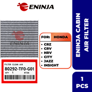 【READY STOCK】HONDA Carbon Cabin Air Filter For Honda City/ Crv/ Hrv/ Crz/ Jazz/ Insight/ Civic Fc (8