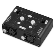 Mini 2-way Stereo Passive Balanced XLR Audio Switcher Box & Mixer Sound Splitter