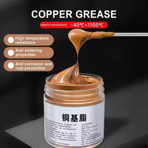 100g Copper Anti Seize Copper Thread Grease Anti Seize Lubricant Bolt Hub Gear Grease Automotive Cop