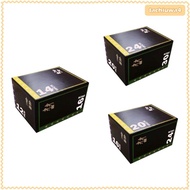 [Tachiuwa] 3 in 1 Plyometric Jumping Box Plyometric Agility for Gym Fitness Home Strength Training