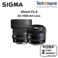 Sigma 30mm f1.4 DC HSM Art Lens for Canon EF / Nikon F (Original Sigma Warranty)