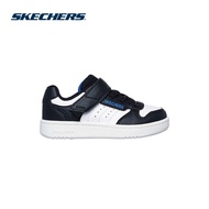 Skechers สเก็ตเชอร์ส รองเท้าเด็กผู้ชาย Boy Quick Street Street Shoes - 405638N-BKW