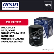 Oil Filter Aisin OFLAZ-6051 / C-528 Suzuki Vitara 1998 Isuzu 4JG2 / Mitsubishi Galant / Lancer