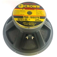 Crown PRO-1860PA 18" Profesdional Instrumental Speaker ( 1000 Watts )