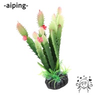 AIPING Simulation Cactus Plant, Plastic Simulation Plastic Cactus Plant, Decoration Artificial Plant