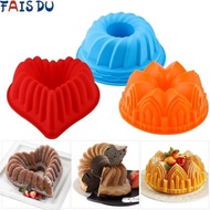 3D Shape Random Color Silicone Pastry Cake Mold DIY Baking D 0MAL