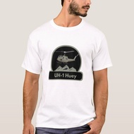 White Design Uh-1 Huey Helicopter Veteran Pilot Gift T-Shirt