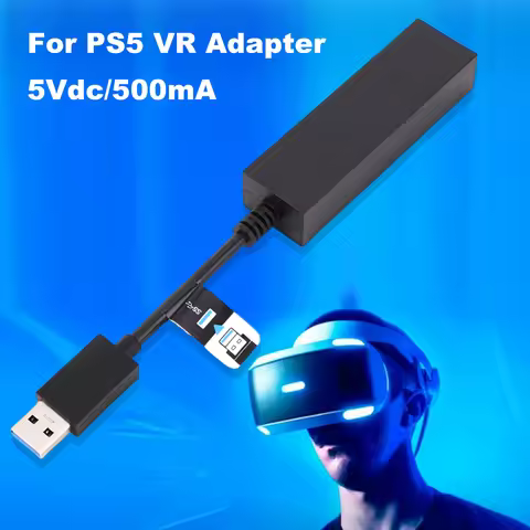 Camera Adapter USB3.0 Converter for VR Gaming Mini Camera Connector Compatible with PS5 Console for 