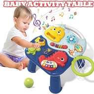 Baby Activity Table Learning Table Educational Learning Musical Toy Babies Sensory Toy 0-3 Years Old