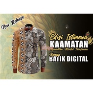 🔥Baju Kemeja Kaamatan Print Corak Etnik Borneo Baju Kaamatan Berkolar Butang Depan Jersey Sabah XS-3