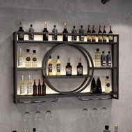 Wine Cabinet Shelf Decorative Liquor Beverage Display Indoor Whiskey Wine Rack Kitchen Mobiletto Bar