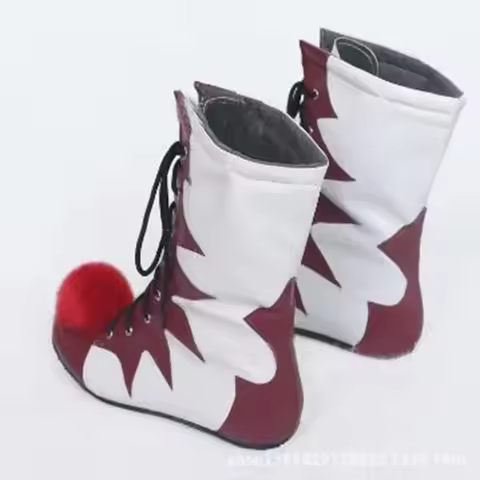 NU Stephen King'S It Pennywise Shoes Mask Cosplay Scary Clown Boots Men Custom Halloween Christmas C