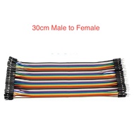 Arduino Dupont Jumper Wire 40 Way 2.54mm 30cm Male to Female