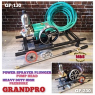 GRANDPRO HEAVY DUTY POWER SPRAYER PLUNGER PUMP HEAD WITH FRAME GP130/GP230