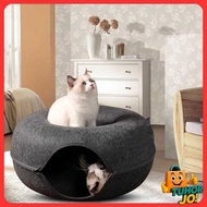 Cat Bed Tunnel Toy Cat Donut Tunnel Bed - Q60