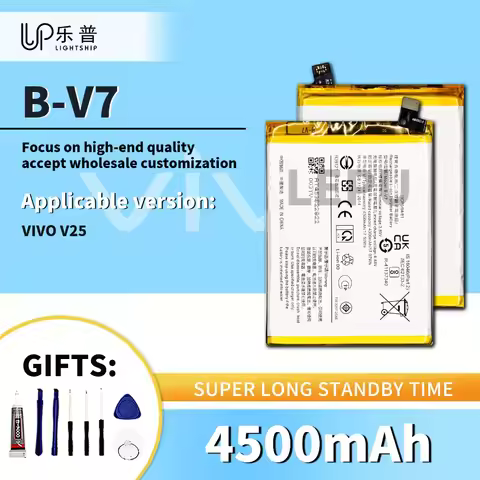 B-V7 Phone Original Battery 4500mAh for VIVO V25 with Tools Quality Replacement Batteries VIVO V25 P