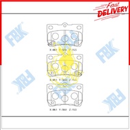 FBK Disc Brake Pad Rear - Mark-X GRX120 Lexus GS350 GS430 GSE20