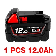 Brand new Powerful For Milwaukee M18 Battery 18V 12.0Ah 9.0Ah Replacement Lithium Milwaukee M18 48-1