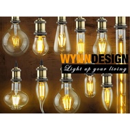 1pc 4W Led Bulb ST64 G95 G45 G125 A60 T45 Candle Bulb Edison Bulb Glass Bulb Wynn Design E27(Bulb Se