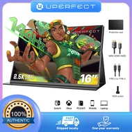 UPERFECT 16 inch 2.5K portable monitor 144hz/120hz QHD 2560*1600gaming monitor for laptop PC Switch 