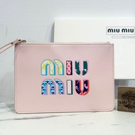 [East 279 East 279 Eastern 27 Jiu Clothing] miu Embossed Pink Clutch Box