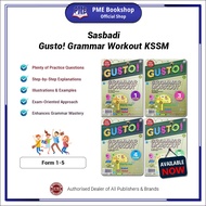 【PME Bookshop】 Sasbadi: Gusto Grammar Workout Form 1-5 (3rd Edition)