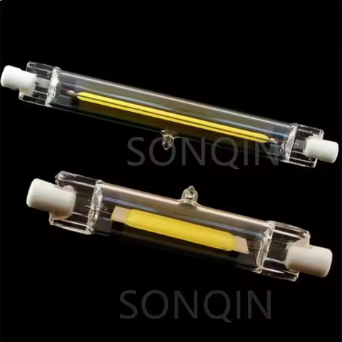 R7S LED 118mm 78mm Dimmable COB Lamp Bulb Glass Tube 30W 20W 10W Light Replace Halogen Lamp Light AC