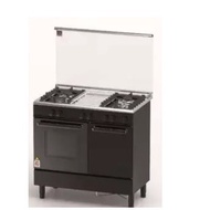 eMarketz ZANUSSI ZCG942K-BLK 90CM FREESTANDING 4 GAS BURNER & ELECTRIC OVEN