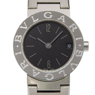 寶BVLGARI(BVLGARI) BB23SS 不鏽鋼石英模擬顯示黑色錶盤女士腕錶 [二手]