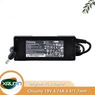 Genuine For Acer Laptop AC Adapter Charger 90W 19V 4.74A Chicony A10-090P3A 1.7mm/5.5mm tip PA-1900-