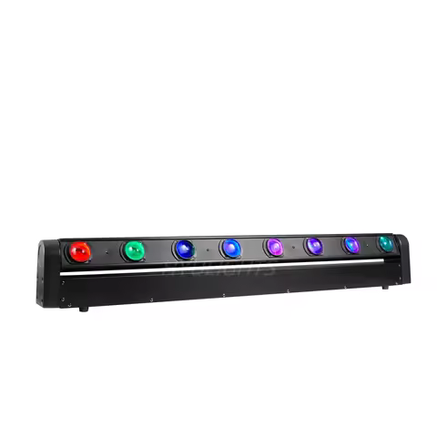 1/2/4 Pcs LED Bar 8x12W RGBW 4in1 Beam Moving Head Light DMX512 for DJ Disco Party Night Club Event 