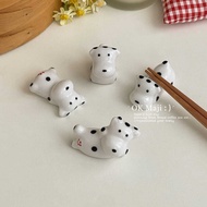 Cute Chopstick Holder Underglaze Color Ceramic Chopstick Holder Creative Table Decoration Chopstick 