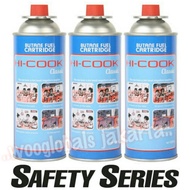 Gas Hi-Cook/ Hicook Tabung Gas Mini / Gas Portable Hi Cook