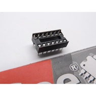 Socket ic 14p 2.54mm 2.54 mm Adapter Socket 14pin 14 p pin DIP-14 2 row