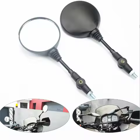 rearview mirror Anti-fall Folding Round motorcycle Side for KTM LC4 Supermoto 990 AdventuRe 990 SMC