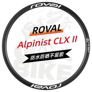 & ready. stock/New Old Style Lightning ROVAL Alpinist CLX Wheel Set Sticker Road Car Sticker Wheel R