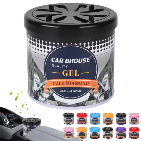 Car Interior Air Freshenerers Natural Wood Block Canned Car Auto Aromatherapy Solid Fruit Fragrance 