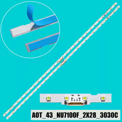LED strip For 43NU7100 UE43NU7092 UE43NU7090 UE43NU7170 UE43RU7100 UE43NU7120U BN96-45954A UE43NU717