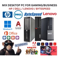 DESKTOP PC MIX INTEL i5/i3/I7 2ND,3RD GEN,6TH GEN,7TH GEN, 8TH GEN FOR OFFICE, EDITING, SCHOOL