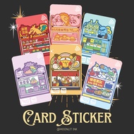 [Pokemon Card Sticker - POKEMON SHOP SERIES] TnG Sticker / Access Card Sticker / Card Sticker