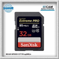 SANDISK EXTREME PRO SD MEMORY CARD SD 32GB / SD64GB / SD128GB / (OFFICIAL SANDISK DISTRIBUTOR MALAYS