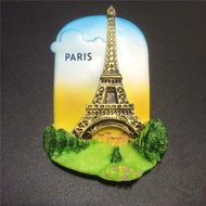 Refrigerator Magnetic Sticker Resin Eiffel Tower Paris Tourist Travel Souvenirs